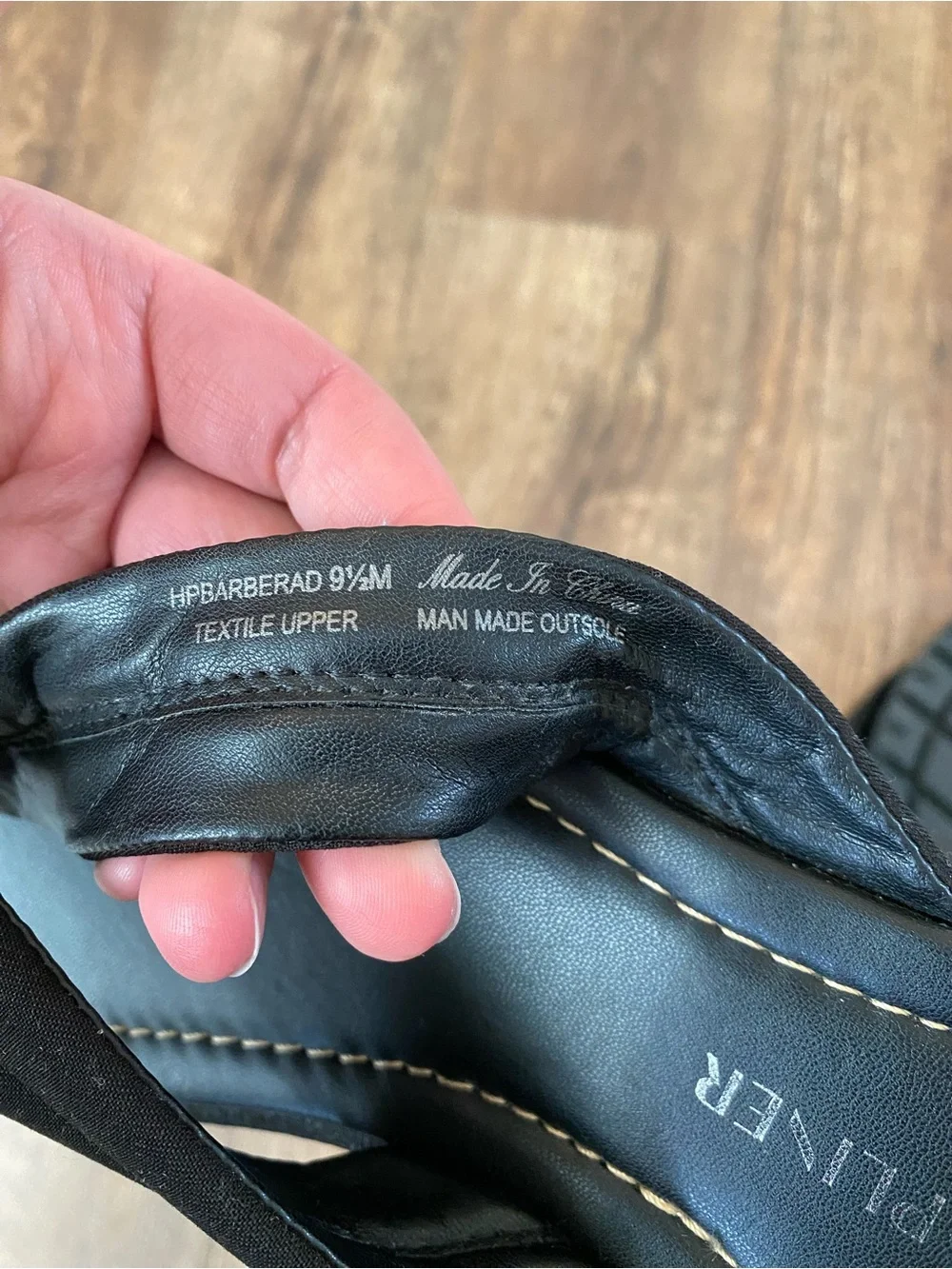 Black Chunky Flip Flops